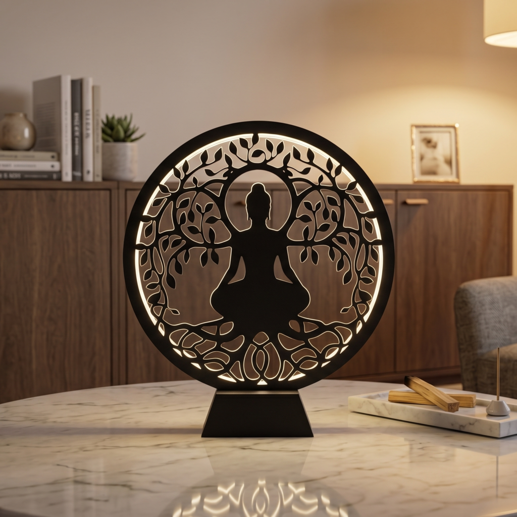 Life Tree Ring Lamp